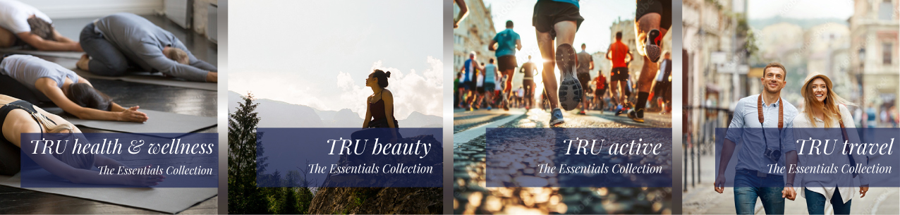 Tru47 Lifestyle images of the 4 product pillars by TRU47